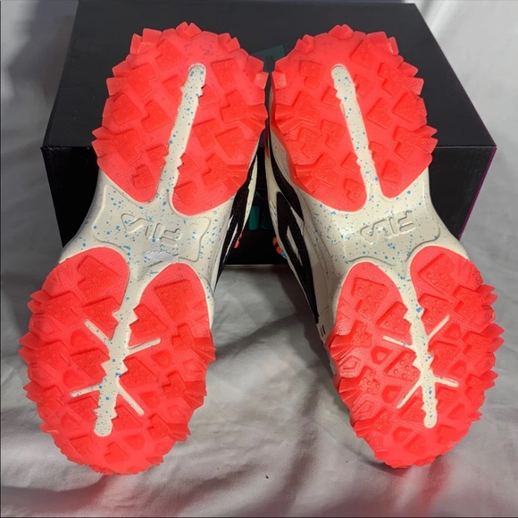 Fila Oakmont Trail Multicolored Shoes White Black Pink Blue Womans 7 , 8.5 - Picture 7 of 7